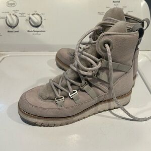 Cole Haan size 7 gray boots.